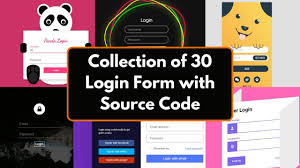login form collection with source code