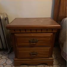 Most of the items are unique and the stores are full of discontinued items, special purchases, floor samples, and one of a kind closeouts. Broyhill Nightstand For Sale Only 4 Left At 75