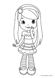Cherry jam and butterflies coloring page. Free Printable Strawberry Shortcake Coloring Pages For Kids