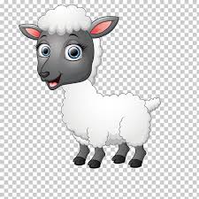 Funny Sheep Goat Illustration Chart Sheep White And Gray