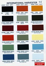 1976 Color Chart Color Charts Old
