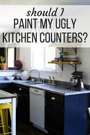 painting laminate countertops should