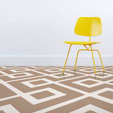 terracotta vinyl flooring geometric