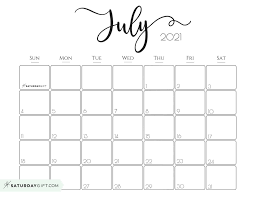 Now, get ready to use the all new designs of monthly planner which can be used not only for management purpose, but also for decoration. Elegant 2021 Calendar By Saturdaygift Pretty Printable Monthly Calendar Calendar Printables Printable Calendar July Monthly Calendar Printable