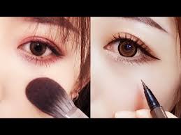 eye makeup korean natural tutorial