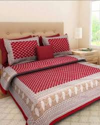 Fancy Cotton Double Bed Sheet 100 90