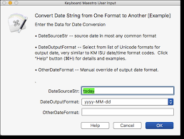 convert date string from one format to
