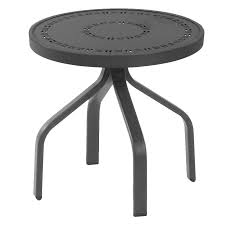 Round Pool Side Table 18 Punched