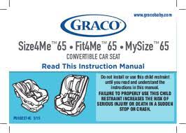 User Manual Graco Size4me 65 English