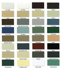 Alcoa Aluminum Gutter Color Chart Coloringssite Co