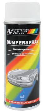 Motip Bumper Paint White Spray 400ml Crop