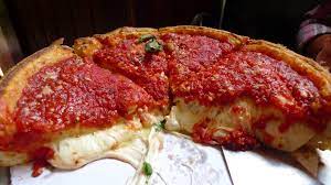 chicago deep dish pizza at giordano s