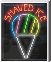 Outdoor Shaved Ice Neon Sign Fd 50 03