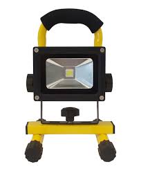 Led Safety 10 Watt Rechargeable Work Light 4 Hour Run Time Ultra Bright