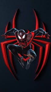 spiderman black hd phone wallpaper