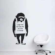 Banksy Monkey Wall Sticker