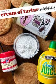 cream of tartar subsutes for baking