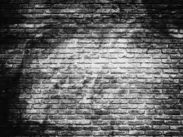 Black White Brick Wall Texture Design