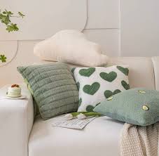 sofa throw pillows mint green