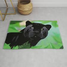 black panther rug by melaniencreations