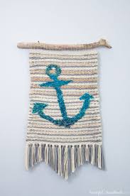 Weaving Woven Anchor Wall Hanging
