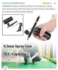 air compressor spray gun airbrush kit