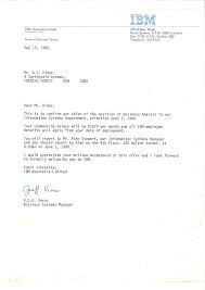Ibm Appointment Letter The Profit Doctor Offer Free Employment