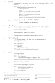 Orientation Checklist Page 2 Staff Manual Library