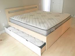 Bed With 2 Twin Size Trundle Beds