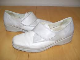 Vintage 80s Waldlaufer Of Germany Nurse Granny Comfort Leather Walking Shoes Womens 7 5 8