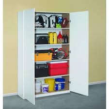 white melamine jumbo storage cabinet