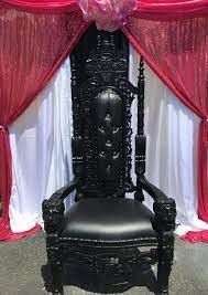 black beauty throne chair for al