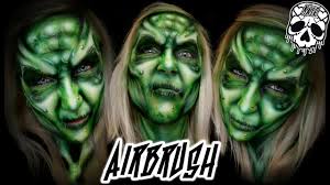 airbrush witch halloween face paint
