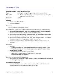 Powers Of Ten Lesson Plan For 7th Grade Lesson Planet