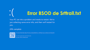 how to fix srttrail txt bsod error in