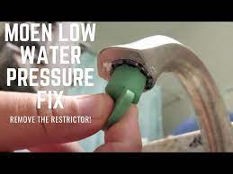 Moen Low Water Pressure Quick Fix
