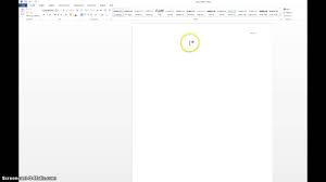Setting Up Mla Format In Word 2013 Youtube