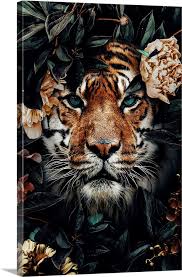 Tiger Wall Art Canvas Prints Framed