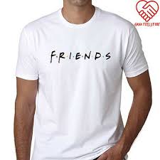 New Friends 90s Famous Tv Show Mens White T Shirt Size S