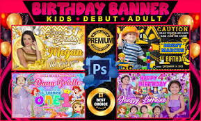 make creative birthday banner designs