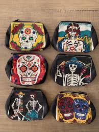 sugar skull coin purse day of the