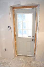 how to install or replace an exterior door