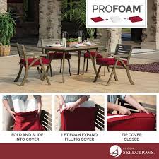 Outdoor Rounded Back Seat Cushion Cover