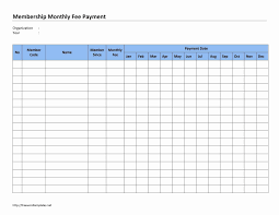 Monthly Bill Organizer Template Excel Free Uk Download