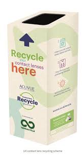 how to recycle your used contact lenses