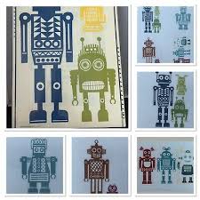 new ikea robot large wall stickers boys