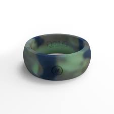 Outdoors Camo Silicone Ring Size 9 Qalo Rings Touch Of