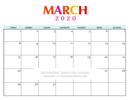 With this calendar creator you may choose your page size, including letter (aka a size, 8.5 x 11), legal (8.5 x 14), tabloid (aka b size, 11 x 17), c size (17. Printable March 2020 Calendar 10 Free Organizers For You