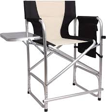 tall folding directors chair full