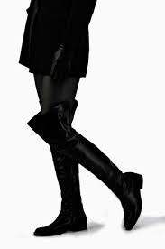 Stelle deinen fuß flach auf und miss mit einem. Overknee Stiefel Glattleder In Schwarz Extra Long Damenschuhe Und Stiefel Made In Italy Nolimitshoes Com